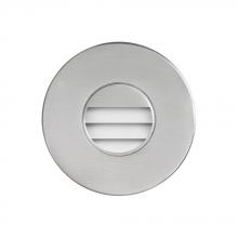 Dainolite DLEDW-330-BA - 120VAC input, Ã˜88xH82mm, 2700K, 3.3W IP65, Brushed Aluminum Wall ED Light with Louver.
