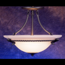 Levico LPR8116C-BN - Semi Flush - Brushed Nickel
