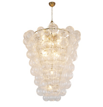 Bethel International KM14C47BR - Brass Frame Chandelier