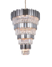 Bethel International MU66SHN - Chandelier Shiny Nickel