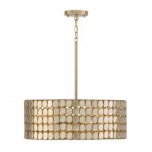 Capital Canada 354141HB - 1-Light Medallion Pendant in Champagne Brass