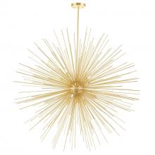 CWI Lighting 1034P40-14-620 - Savannah 14 Light Chandelier With Gold Leaf Finish