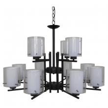 Whitfield CH28055-8+4BK - 12 Light Chandelier