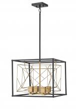 Whitfield CH400-16BKNG - 4 Light Chandelier