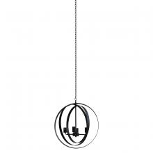 Whitfield CH6985-20BK - 4 Light Chandelier