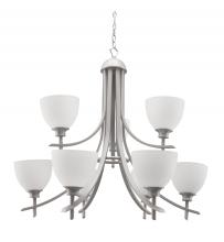 Whitfield ESCH89-9BPT - LED 9 light Chandelier