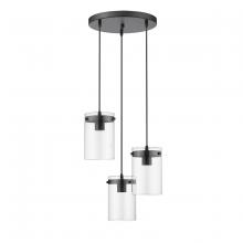 Whitfield PT51PAN-3BK - 3 Light Pendant