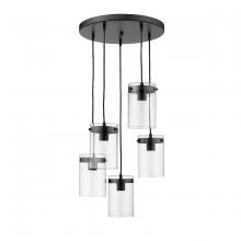 Whitfield PT51PAN-5BK - 5 Light Pendant