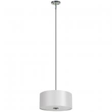 Whitfield SH1607-PWCH - 3 Light Chandelier Drum Shade