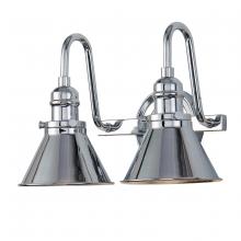 Lucas McKearn BB90684PC-2 - Provence 2 Light Bath Vanity in Polished Chrome