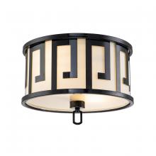 Lucas McKearn GN/LEMURIA/F-BLK - Leumria Flush Mount in Lacquered Black
