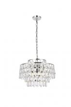Elegant 1102D18C - Mila 18 inch pendant in chrome
