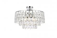 Elegant 1103F20C - Mila 20 inch flush mount in chrome
