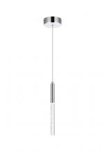 Elegant 5203D5C - Ruelle 1 light Chrome Pendant