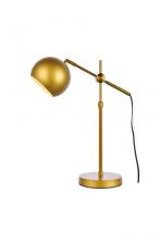 Elegant LD2363BR - Table Lamp L13.8"W6.3"H17.1" Brass
