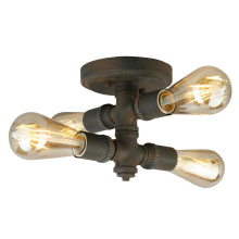 Eglo Canada 202839A - 4 LT Open Bulb Ceiling Light w/ a Zinc Finish