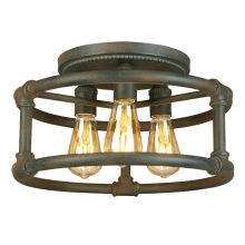 Eglo Canada 202851A - 3 LT Open Bulb Ceiling Light w/ a Zinc Finish