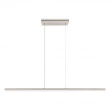 Eglo Canada 204091A - 1 LT LED Linear Pendant w/ Matte Nickel Finish & White Acrylic Diffuser