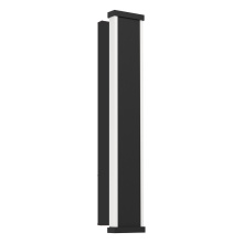 Eglo Canada 900676A - 1 LT LED Outdoor Wall Light w/ Black Finish & White Plastic Diffuser