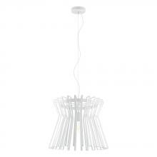 Eglo Canada 97978A - 1 LT Pendant w/ White Finish & White Metal Shade
