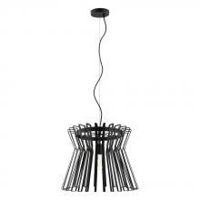 Eglo Canada 98077A - 1 LT Pendant w/ Black Finish & Black Metal Shade