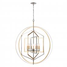 ELK Home 12265/9 - Geosphere 46'' Wide 9-Light Chandelier - Polished Nickel